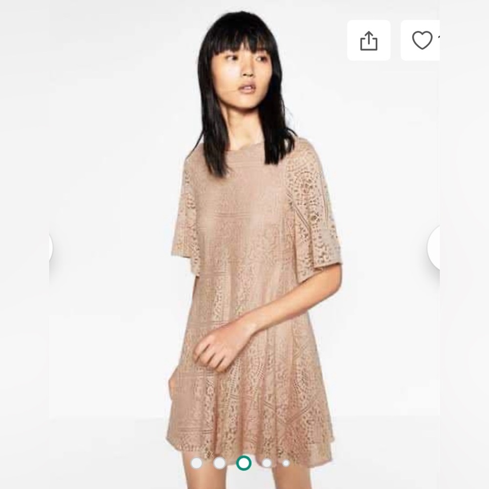 Dusty pink Zara dress